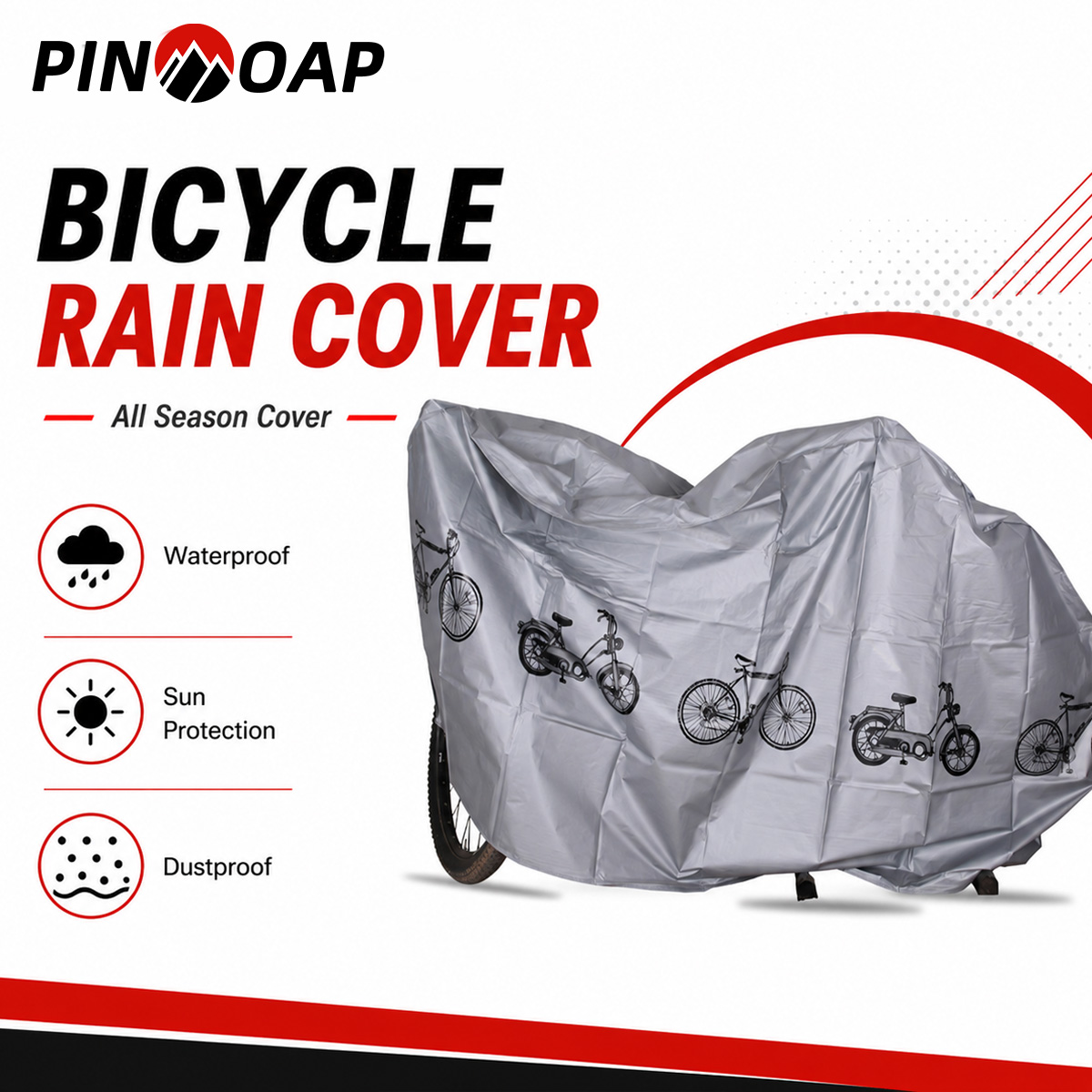 Cycling Commuter Bag - PINMOAP Housse de protection universelle pour