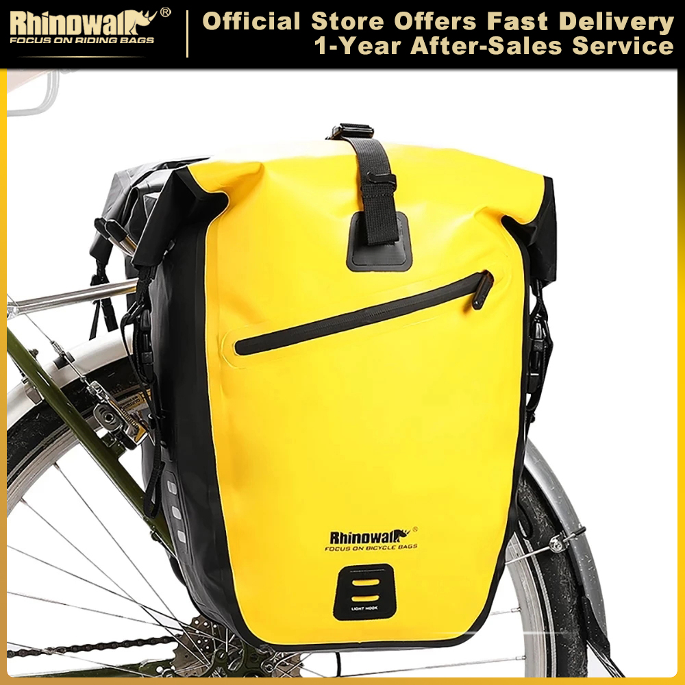 Panniers Waterproof Rear - Sacoche de vélo étanche Rhinowalk 20L/27L,