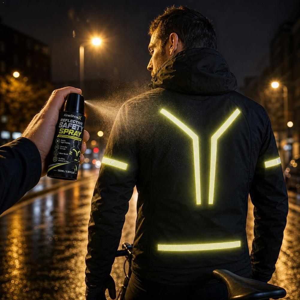 Cycling Commute Clothes - Peinture de sécurité réfléchissante de nuit