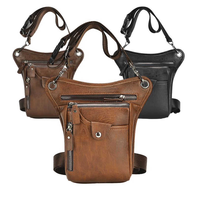 Sac de taille Vintage en cuir  - Cycling Commuter Bag avis et prix