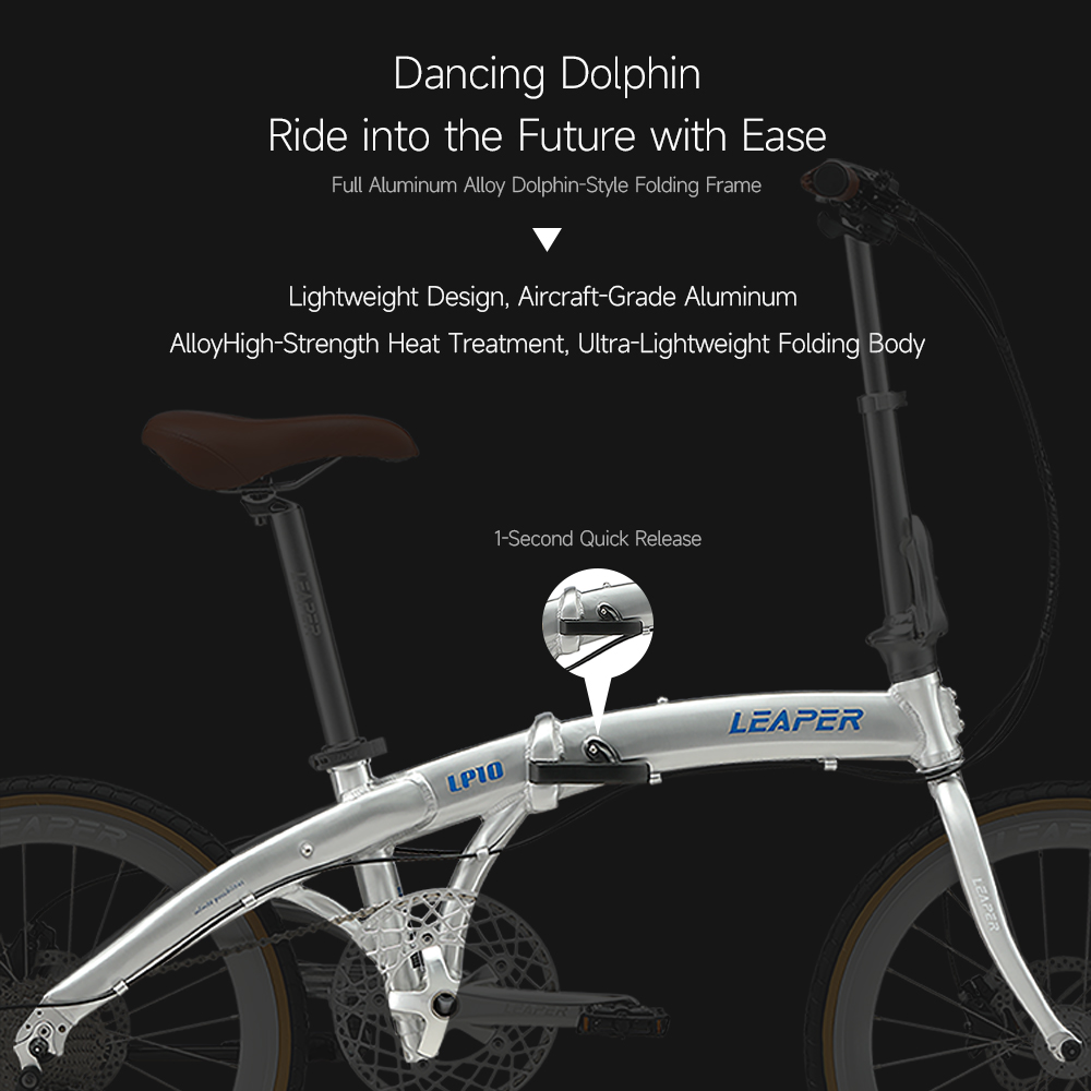 Vélo pliant en cuir marron neu - Commuting With Bike avis et prix